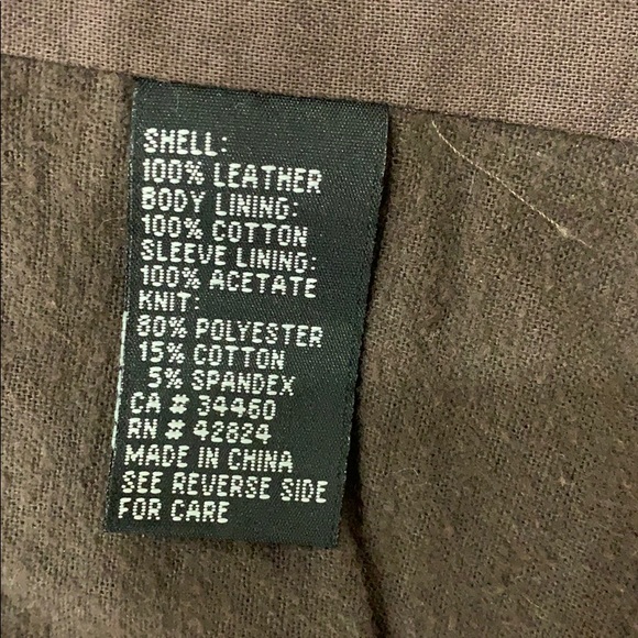 Veda max classic leather jacket in size P (0-2) - Picture 8 of 10